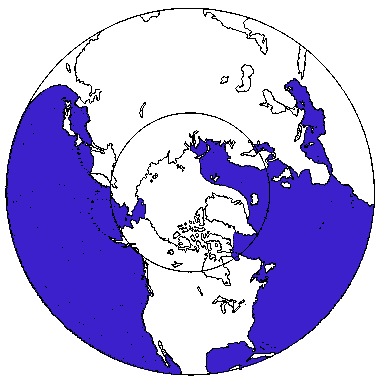 Map of Minke Whale in Canada