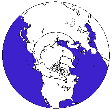 Map of Fin Whale in Canada