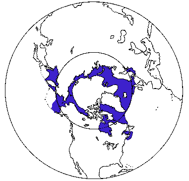 Map of White Whale in Canada