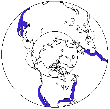 Map of Pigmy Sperm Whale in Canada