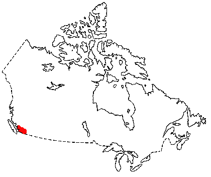 Map of Creeping Vole in Canada