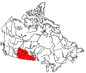 Map of Richardson's Ground Squirrel in Canada