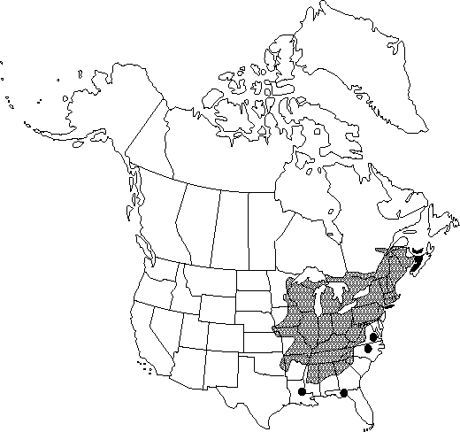 Map of Doll's-eyes in Canada