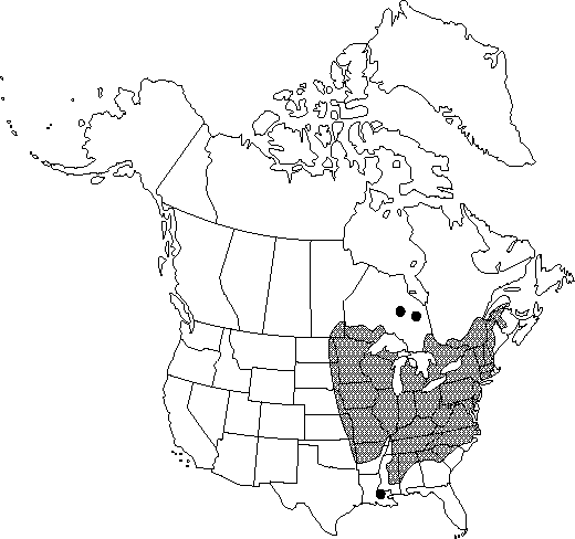 Map of Asaret du canada in Canada