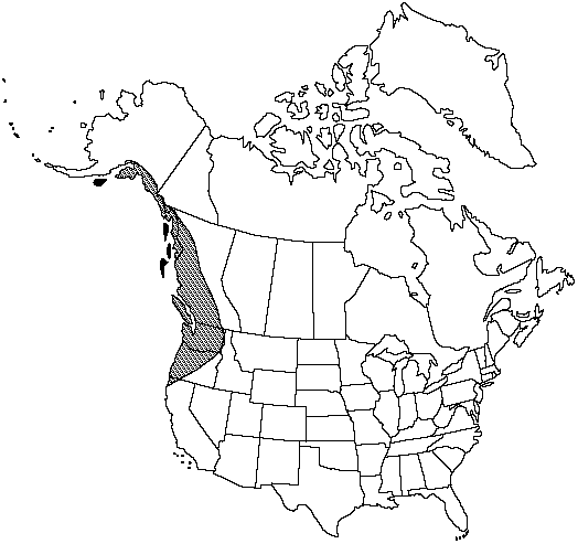 Map of Deer fern in Canada