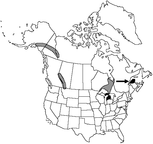 Map of Spatulate moonwort in Canada