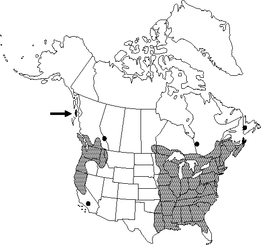 Map of Fanwort in Canada