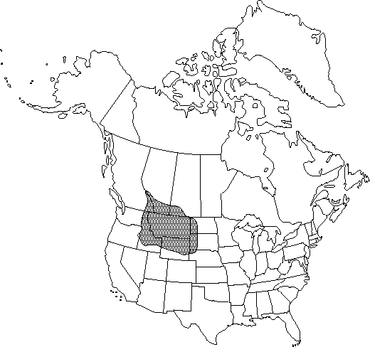 Map of <i>Delphinium bicolor bicolor </i> in Canada