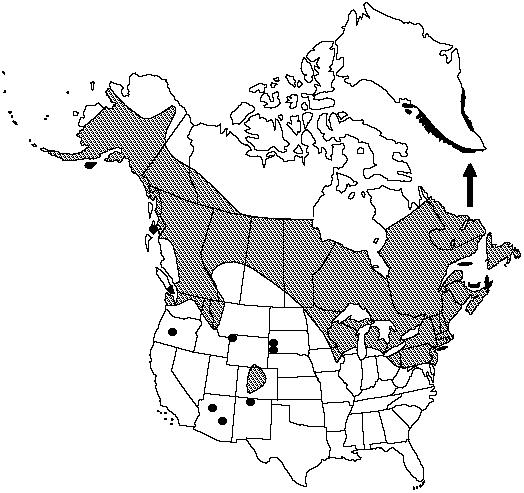 Map of Common oak fern in Canada
