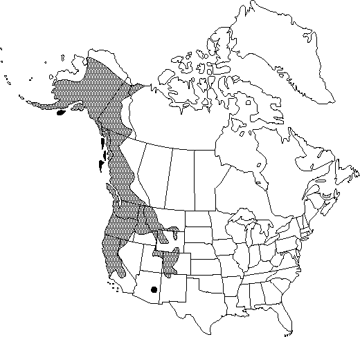 Map of <i>Nuphar polysepala </i> in Canada