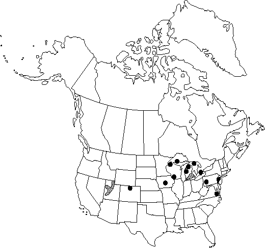 Map of Oriental poppy in Canada