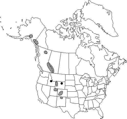 Map of <i>Papaver radicatum kluanensis</i> in Canada