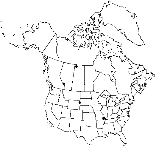 Map of <i>Pellaea gastonyi </i> in Canada