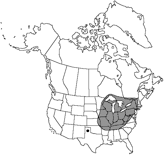 Map of <i>Pellaea glabella glabella </i> in Canada