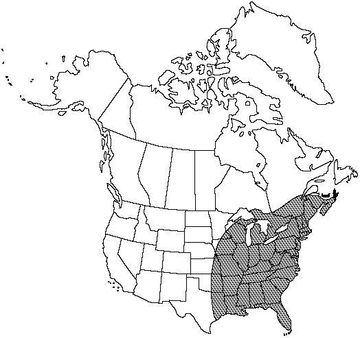 Map of Christmas fern in Canada