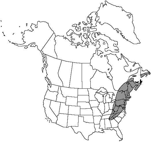 Map of Appalachian polypody in Canada
