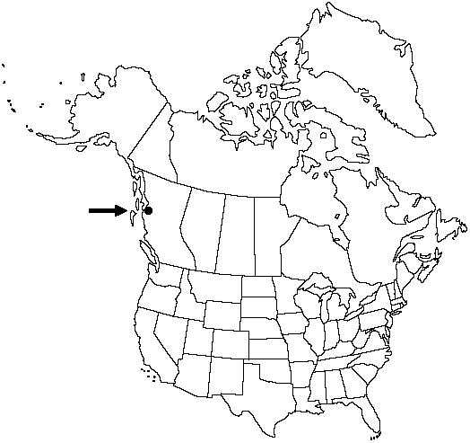 Map of <i>Polystichum kwakiutlii</i> in Canada